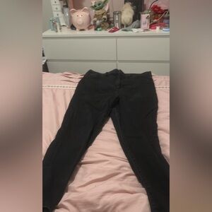American Eagle black jeans size 12 curvy Short